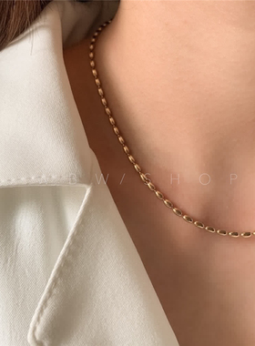 choker圆珠欧美ins冷淡风细链