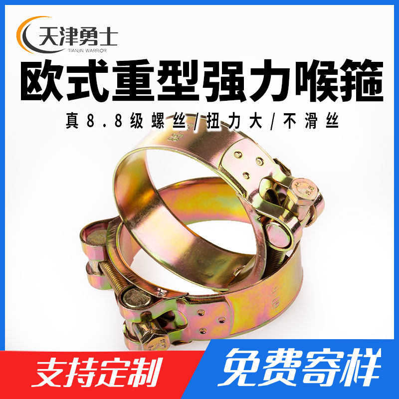 现货速发量大优惠大扭力卡箍防锈