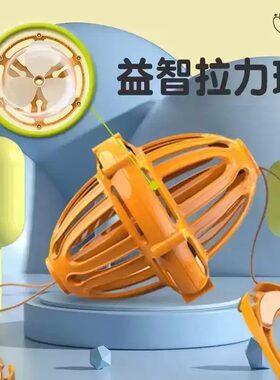 儿童手拉球亲子互动双人拉拉球趣味健身室内锻炼拉力球