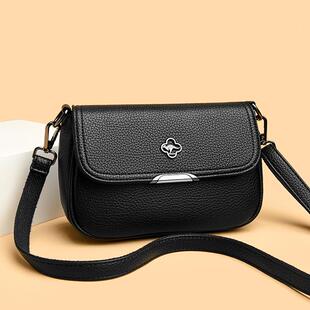 软皮手提包单肩2026真皮包送女中年包包包小包妈妈新款斜挎包女士