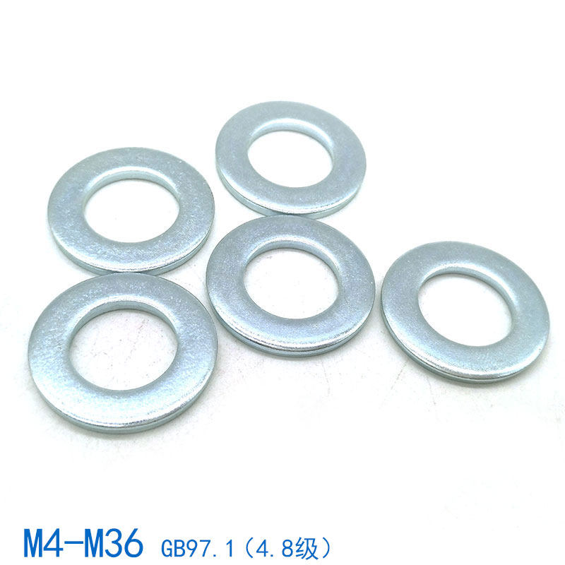 国标GB97镀锌A级平垫圈平垫片平垫 M6M8M10M12M14M16M27M30M33M36