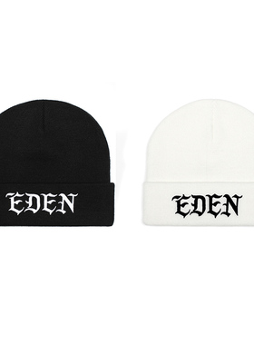 THE V BRAND美式街头嘻哈潮流原创哥特设计青少年针织毛线帽棉帽