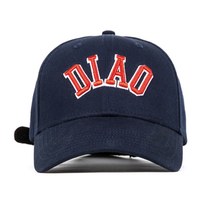 THE V BRAND美式街头嘻哈潮流国潮字体刺绣可调节弯檐帽棒球帽