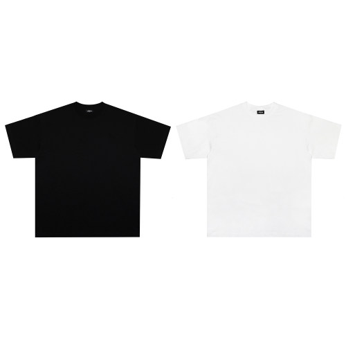 THE V BRAND Basic基础黑白纯色百搭街头复古休闲宽松打底短袖T恤