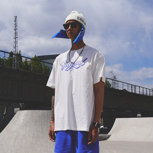 THEV宽松短袖国潮嘻哈风T恤