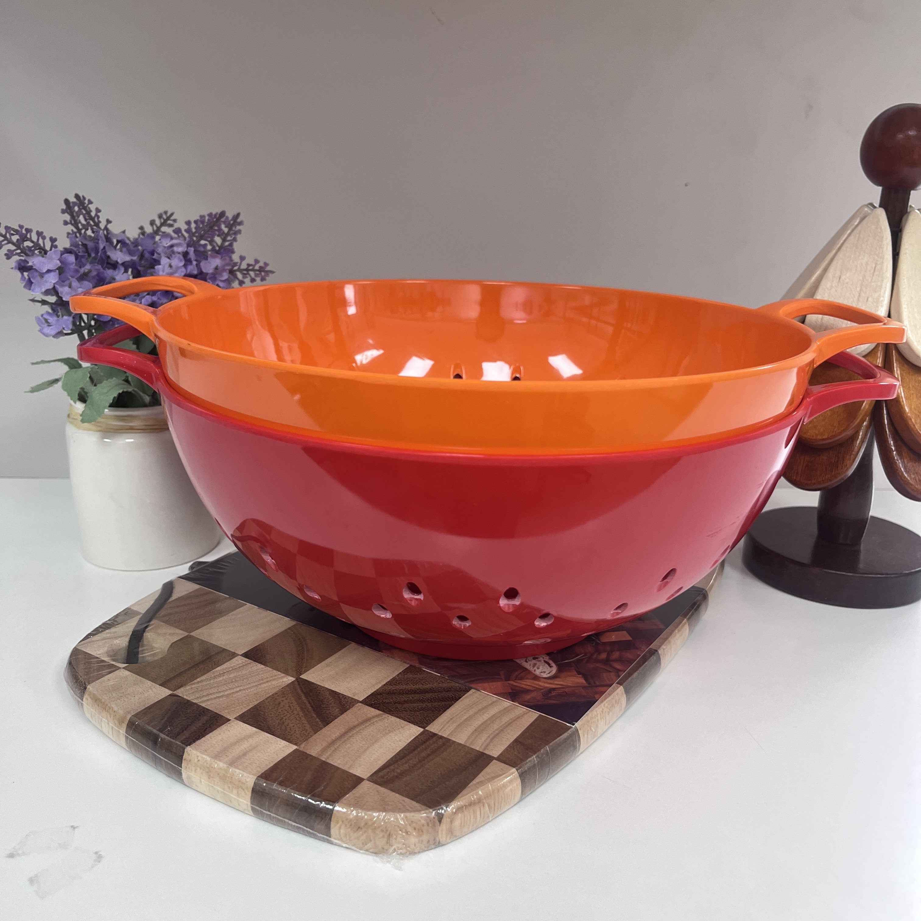 韩式家庭实用密胺洗菜盆带洞漏盆洗水果盆沥水篮果筛加厚大号,餐饮具,洗菜盆/沥水篮/漏水筛,淘宝优惠券,粉丝福利购,淘宝优惠卷