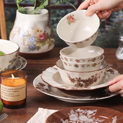 硕加陶瓷釉中彩餐具家用乔迁新居