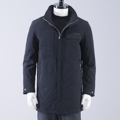 大码男装白鸭绒冬装外套羽绒服男