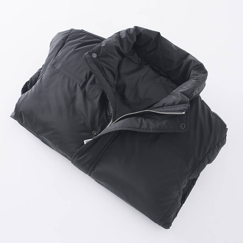 撤柜鸭绒外套秋冬立领短款羽绒服