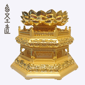 金刚座佛像底座木雕观音莲花座实木莲台底座加高佛具定制 圣造