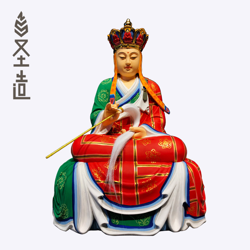 香樟木雕刻实木普庵祖师像摆件定制普俺祖师神像佛像厂家 圣造
