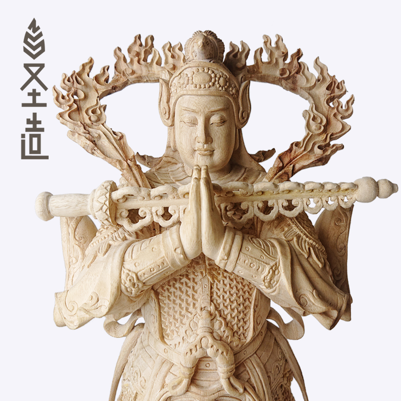 韦陀天尊菩萨神像定做木雕