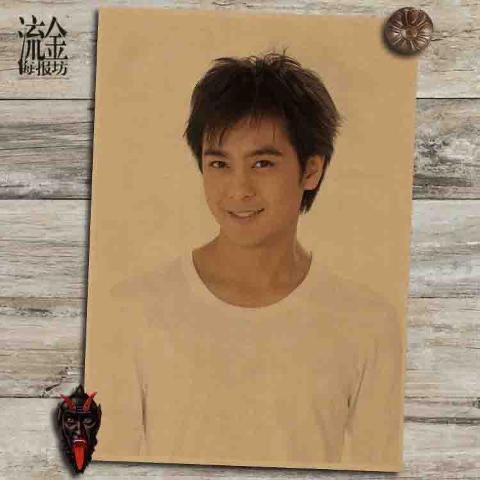 定制林志颖客厅复古文艺海报画芯