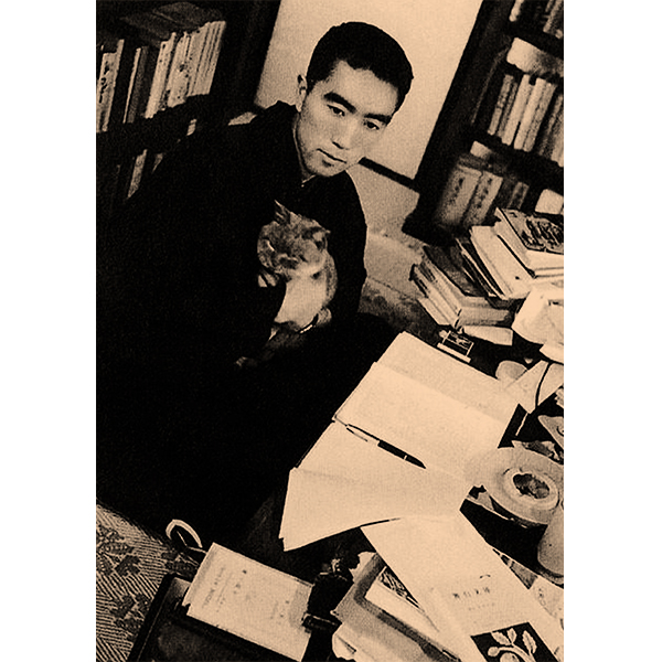 三岛由纪夫日本作家海报怀旧复古文艺牛皮纸装饰画壁画画框画芯