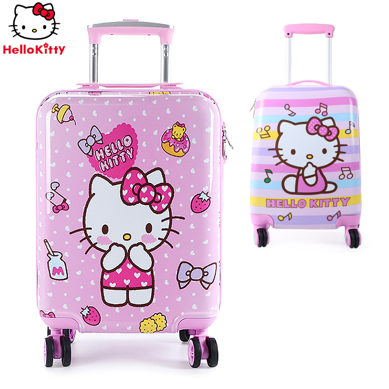 HelloKitty女童行李箱儿童拉杆箱小孩登机箱旅行箱小学生卡通箱子 玩具/童车/益智/积木/模型 拉杆箱 原图主图