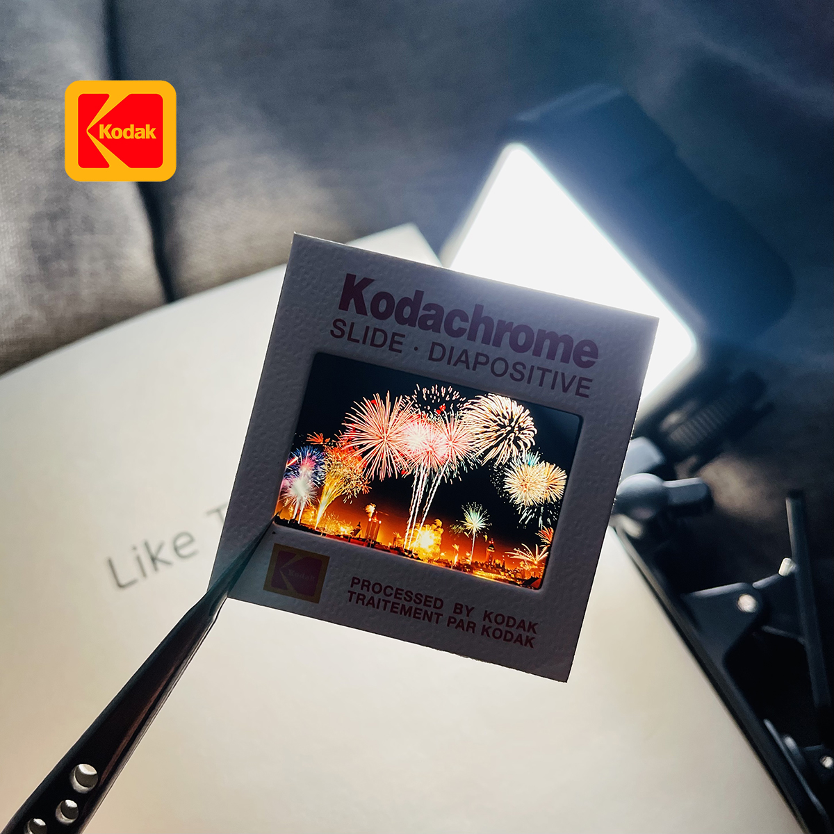 柯达风景烟花反转胶片