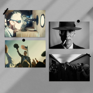 奥本海默诺兰电影海报周边剧照明信片墙面装饰卡寝室墙贴照片墙