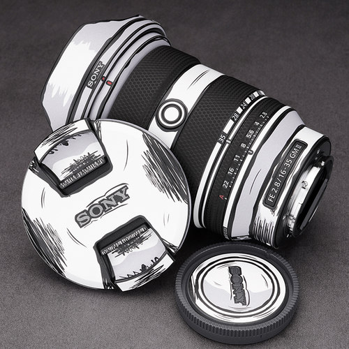 美本堂2D版贴纸适用于索尼镜头