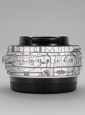 美本堂适用于富士XF23 2.8 透明膜镜头贴皮XF23F28保护膜XF23贴纸