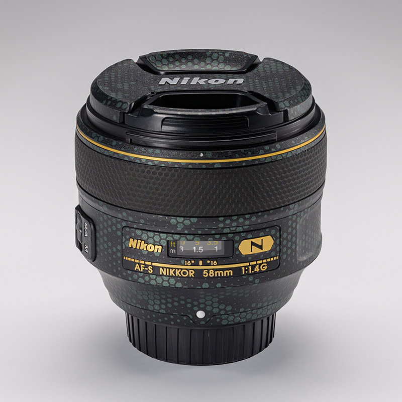 美本堂适用于尼康AF S 58mm F1.4贴纸镜头贴膜58G保护帖58F14膜