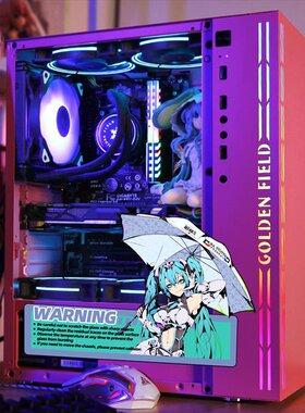 初音未来二次元周边电脑贴纸