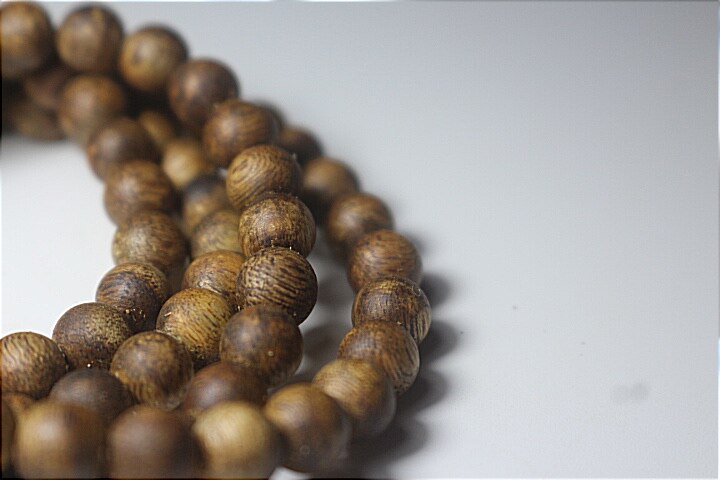 海南秘密品种金丝软油奇楠沉香108佛珠(臻品)