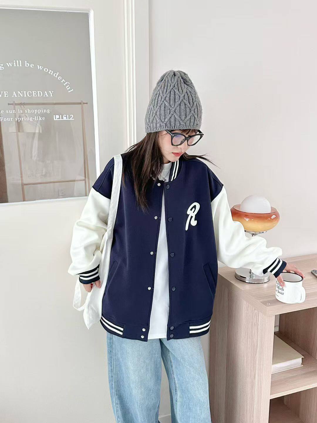 秋季新款韩版宽松休闲百搭棒球服外套女2025潮流长袖学生大码上衣