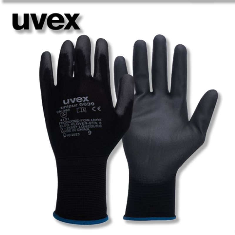 德国优唯斯骑行工地干活黑色手套