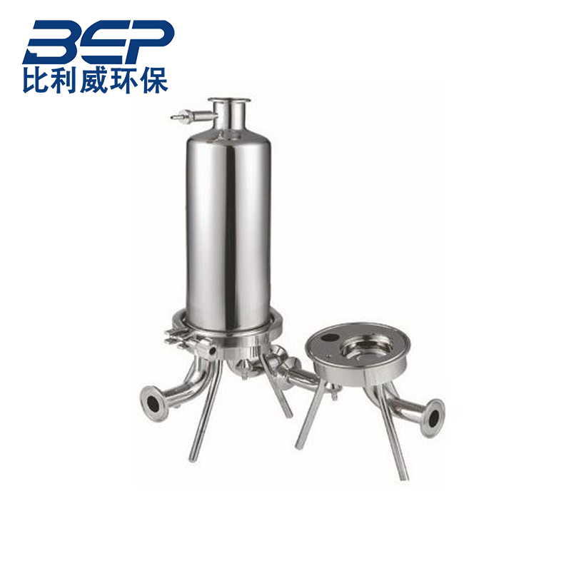 卫生级304不锈钢过滤器微孔折叠单芯多芯过滤装置食品制药专用