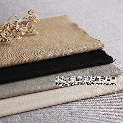 亚麻拍照道具摄影棚背景布