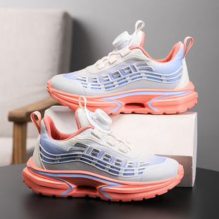 儿童运动鞋南尉盾新款网面透气学生跑步鞋女童男童鞋赤兔慢跑鞋潮