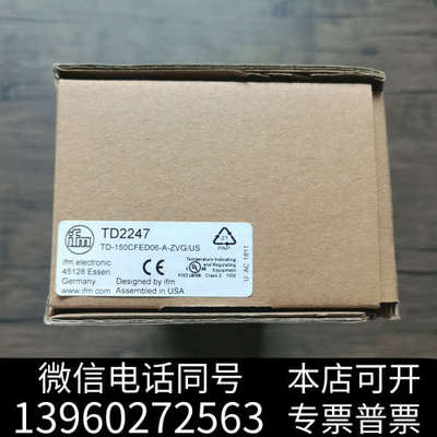 全新原装正品 IFM易福门 TD2247 温度变送器，实物拍询价