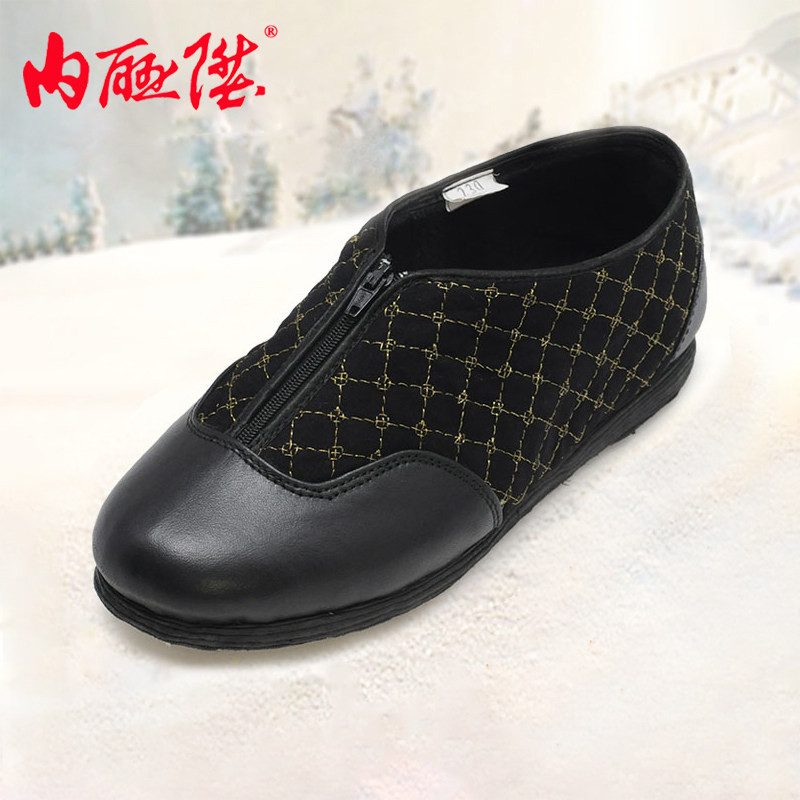 内联升女棉鞋千层底春时尚春秋保暖老字号北京布鞋8717a