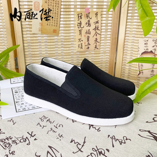 内联升男鞋2025春季新款MD底一脚蹬单鞋大内联升休闲布鞋DN6081
