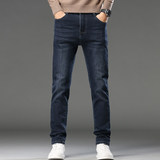品质牛仔裤男直筒夏季修身弹力休闲百搭青年水洗款长裤子K878-P50，男装牛仔裤，星座610（原A335）