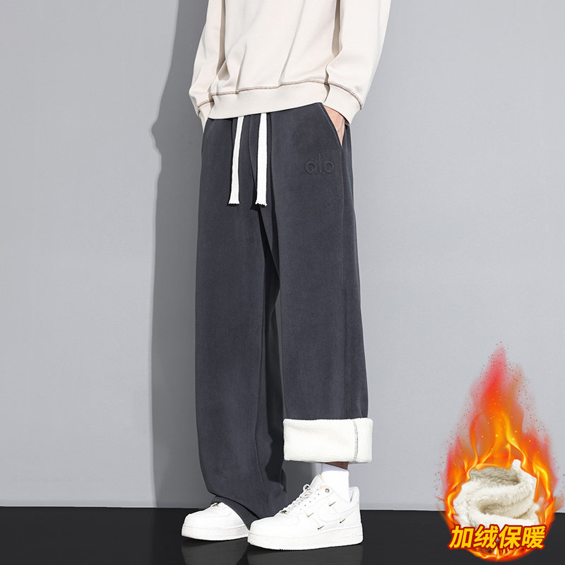 加绒加厚裤男冬季2026新款运动宽松休闲裤保暖卫裤JR29186-特P40,男装休闲裤,星座610（原A335）