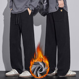 冬季新款斜纹针织休闲裤垂感挺括显瘦潮流直筒男裤JR806-P48，男装休闲裤，星座610（原A335）