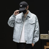 2025秋季新款美式街头时尚外套男潮牌宽松休闲夹克衫Q5556-P78，男装夹克，星座610（原A335）