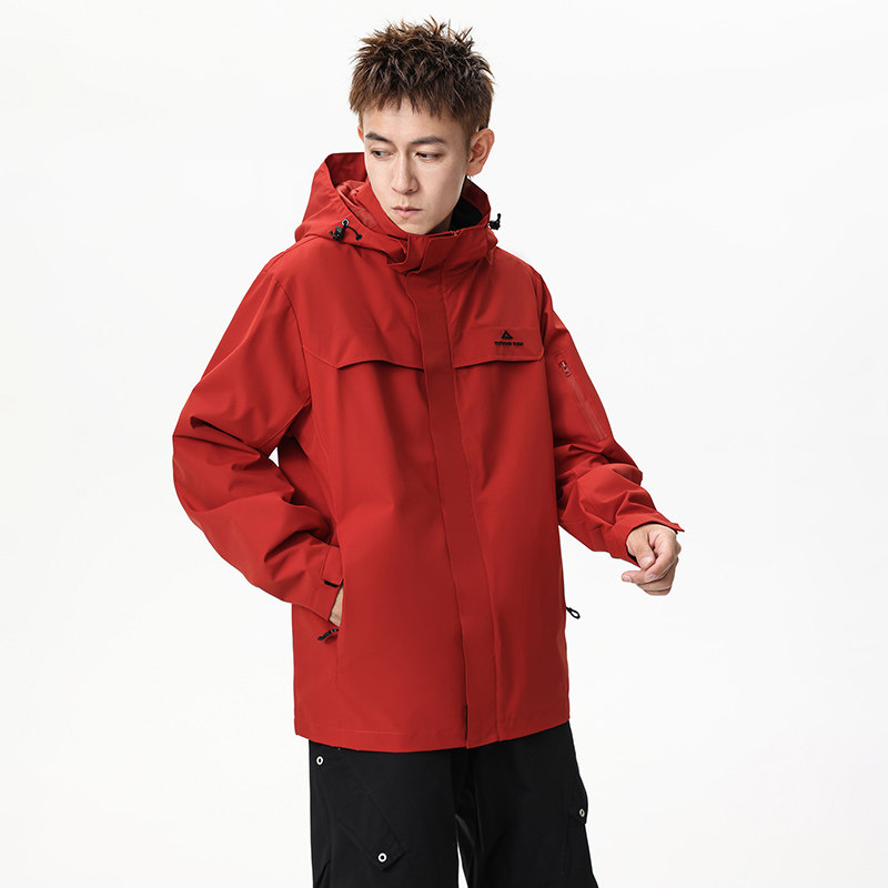 冲锋衣秋季2025新款可拆卸户外防风登山服外套Q5573-P68图片