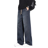 男装男士牛仔裤2026新款美式休闲裤复古渐变阔腿裤K6681-P52，男装牛仔裤，星座610（原A335）