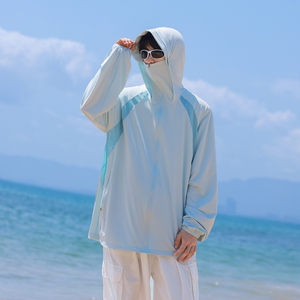 防晒衣男夏季薄款外套轻薄透气防紫外线冰丝钓鱼防晒服FS069-P48图片