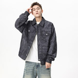 美式痞帅夹克外套男2025秋季潮牌男装穿搭帅气夹克外套Q5556-P78，男装夹克，星座610（原A335）