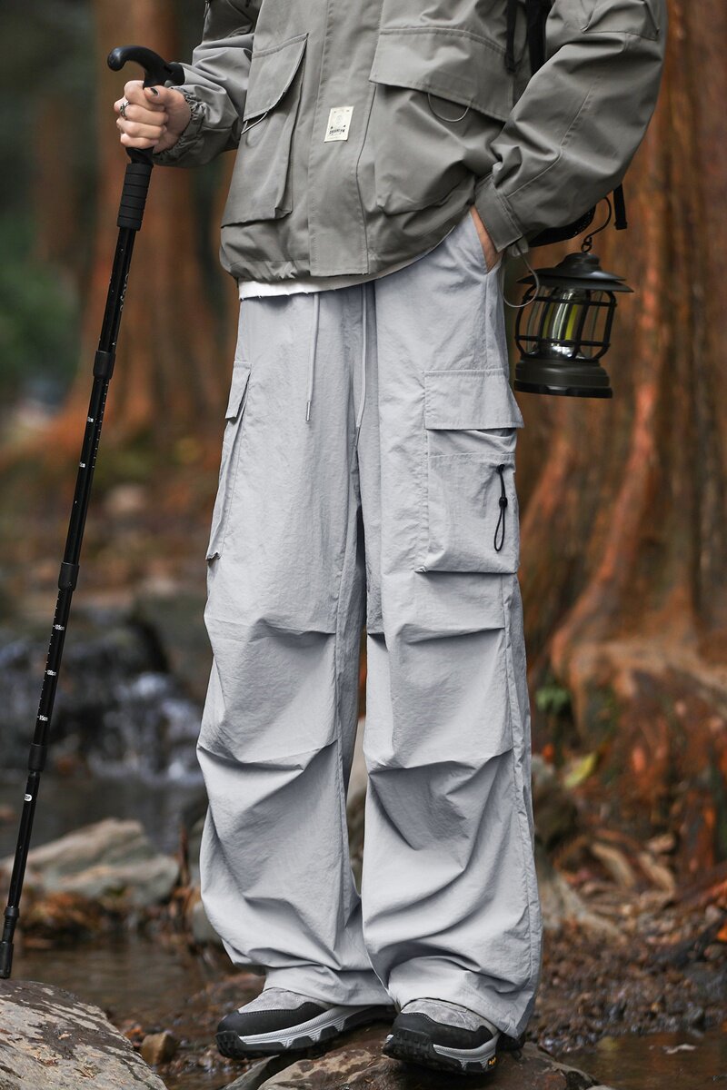 青少年伞兵工装裤男款春夏季美式休闲直筒防风冲锋裤子K2701-P40,男装休闲裤,星座610（原A335）