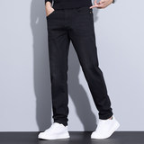 男士牛仔裤秋冬新款修身小脚裤复古直筒弹力高端休闲长裤K878-P50，男装牛仔裤，星座610（原A335）