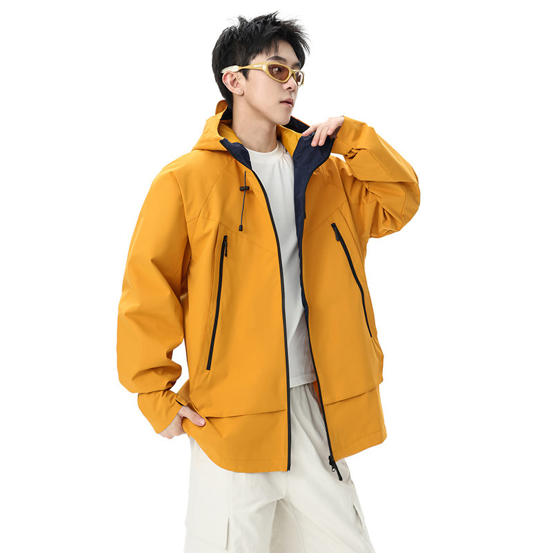冲锋衣2025新款秋季户外登山服休闲夹克青少年外套Q5575-P65,男装夹克,星座610（原A335）