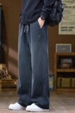 莱赛尔休闲裤男2026春季美式复古水洗抗皱直筒裤K6679-P52，男装休闲裤，星座610（原A335）