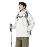 2025秋季户外冲锋夹克男休闲运动防风防水登山服外套Q5573-P68，男装夹克，星座610（原A335）