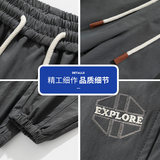 弯刀裤子男款2026新款春季直筒休闲裤阔腿百搭运动裤Q29173-特P30，女装休闲裤，星座610（原A335）