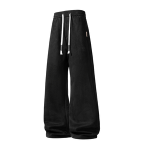 2025秋季潮流青少年宽松透气运动直筒阔腿休闲长裤Z6911-P42图片