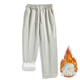 男士直筒休闲裤2026冬季新款垂感宽松款潮牌加绒长裤子JR888B-P45，男装卫衣，星座610（原A335）